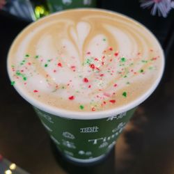 White mocha w peppermint