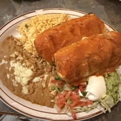 Chimichanga grill - SO MUCH FOOD! And SO delicious!