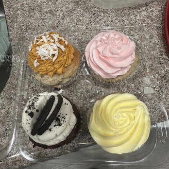 Half Baked Co - Dulce de Leche Cupcake Strawberries and Cream Cupcake Cookies and Cream Cupcake Lemon Bliss Cupcake - Bakeries Near Me - Burbank, California Half Baked Co - Dulce de Leche Cupcake Strawberries and Cream Cupcake Cookies and Cream Cupcake Lemon Bliss Cupcake - Bakeries Near Me - Burbank, California