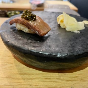 ZUI - April Omakase - 1 of 8 Sushi - Wagyu with Caviar - Japanese Near Me - Los Angeles, California ZUI - April Omakase - 1 of 8 Sushi - Wagyu with Caviar - Japanese Near Me - Los Angeles, California