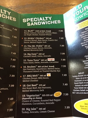 Menu photo 3 Mr. Pickle's Sandwich Shop Oakdale, CA Menu photo 3 Mr. Pickle's Sandwich Shop Oakdale, CA