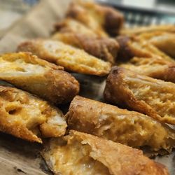 #Buffalo Chicken Eggrolls
A mouthwatering fusion of spicy Buffalo Chicken, creamy
cheese, all rolled into one deep fried crispy eggroll.