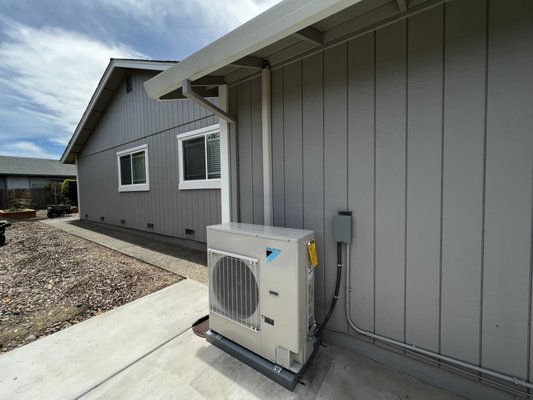 Daikin Heat Pump and Air Handler Installations - If you are interested in Heat Pump Installations so that you can convert from gas to electric, here are some examples of our Installs. Please give us a call and we can set up a estimate. Daikin Heat Pump and Air Handler Installations - If you are interested in Heat Pump Installations so that you can convert from gas to electric, here are some examples of our Installs. Please give us a call and we can set up a estimate.