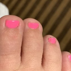 Cute Nails - Terrible polish and blood again
