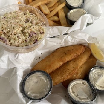 The Fish n Chips - 3pc cod, steak fries and coleslaw - Fish & Chips Near Me - Artesia, California The Fish n Chips - 3pc cod, steak fries and coleslaw - Fish & Chips Near Me - Artesia, California
