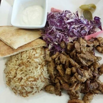 Dvine Mediterranean Experience - Brea - Food served nicely and the manager did mention the salad taste a bit sweet - Mediterranean Near Me - Brea, California