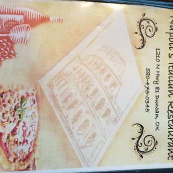 Napoli's Italian Restaurant - Menu - Italian Near Me - Duncan, Oklahoma Napoli's Italian Restaurant - Menu - Italian Near Me - Duncan, Oklahoma