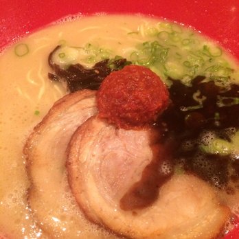 Ippudo - Westside - Akamaru Modern Ramen ($16) before mixing - Ramen Near Me - New York, New York