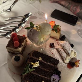 Sinatra - Spread of desserts - Italian Near Me - Nashville, Tennessee