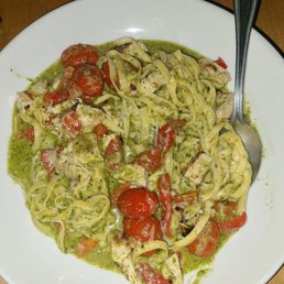 Scenic Root linguine pesto