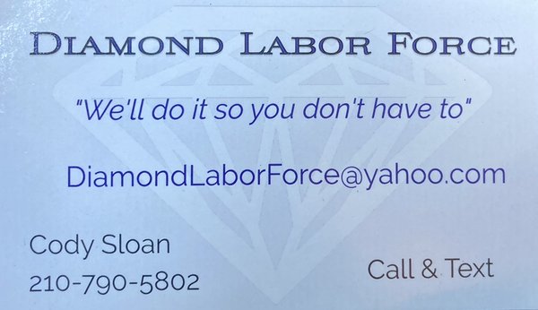 Diamond Labor DIAMOND LABOR FORCE - Updated April 2024 - 10 Photos - San Antonio ...