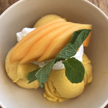 Malibu Farm - Saffron sorbet. - Breakfast & Brunch Near Me - Lanai City, Hawaii