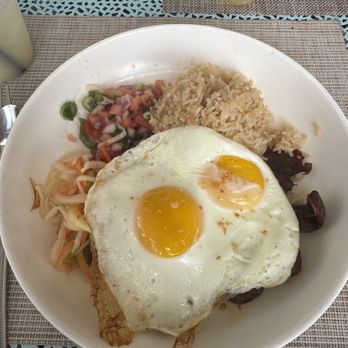 Purple Patch - Sinangag and Itlog with Longsilog - Filipino Near Me - Washington, DC, District of Columbia