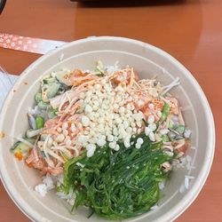 Poke Station - Volcano Bowl with salmon