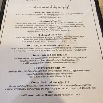 Biscuits and Gravy - Menu - Southern Near Me - Metamora, Illinois Biscuits and Gravy - Menu - Southern Near Me - Metamora, Illinois