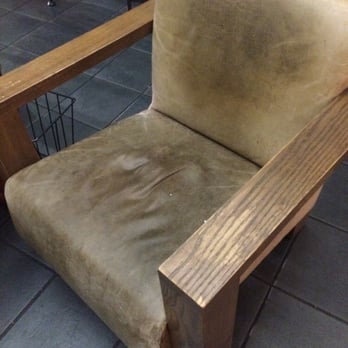 Starbucks - The furniture isn't that old, but Barstow has worn out this industrial chair quicker than than other urban location... - Coffee & Tea Near Me - Barstow, California