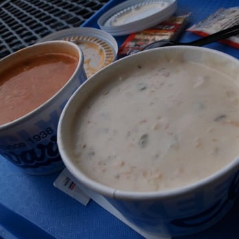 Ivar's Fish Bar - white clam chowder & red clam chowder - Seafood Near Me - Seattle, Washington Ivar's Fish Bar - white clam chowder & red clam chowder - Seafood Near Me - Seattle, Washington