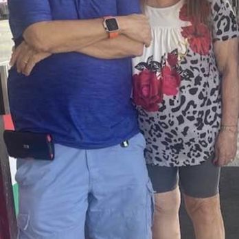 Mannino's - My wife and I in front of Mannino's.. - Italian Near Me - Tamarac, Florida