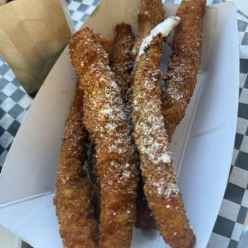 Frisco's Carhops - Frisco's Parmesan Zucchini Sticks - American Near Me - Whittier, California Frisco's Carhops - Frisco's Parmesan Zucchini Sticks - American Near Me - Whittier, California