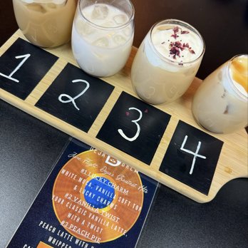 Deja Brew - Delicious Coffee flight! - Coffee & Tea Near Me - Parker, Colorado
