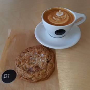 Offset Coffee Roasters - Flat White & A Tasty Cookie - Coffee & Tea Near Me - Torrance, California