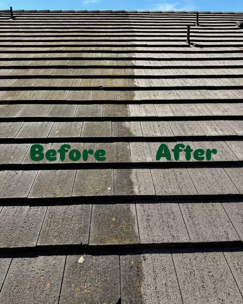 Slide of Aloha Bros Roof Cleaning