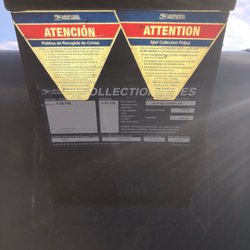 US Post Office - Outside mailbox pick up hours