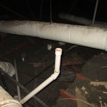 Meairs Property Inspections - Plumbing vent stack disconnected in the attic after roof was replaced. - Home Inspectors Near Me - Mckinney, Texas Meairs Property Inspections - Plumbing vent stack disconnected in the attic after roof was replaced. - Home Inspectors Near Me - Mckinney, Texas