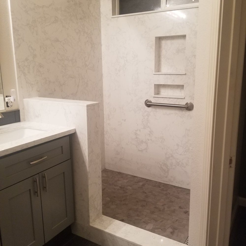 Kitchen & Bath Direct - Altadonna new shower,  replaced a tub/shower combo - General Contractors Near Me - Oakdale, California