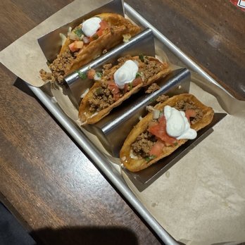 Twin Peaks - Crispy Mini Beef Tacos - New American Near Me - Phoenix, Arizona