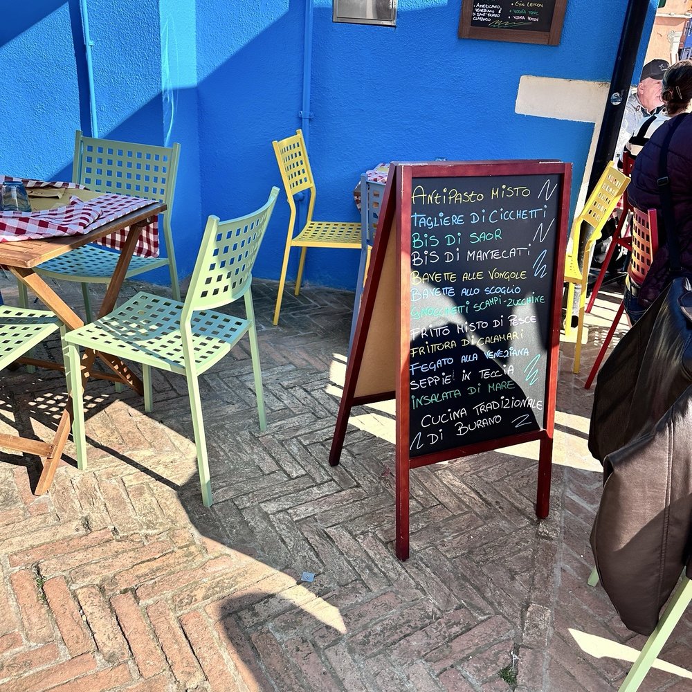 Da Gigetto - Menu board - Bars Near Me - Burano, VE