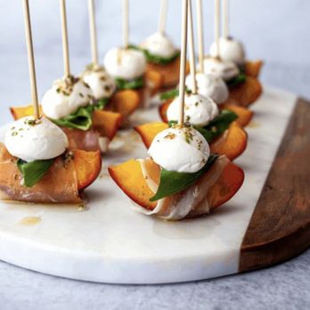 The Astrantia - Peach prosciutto - Caterers Near Me - San Jose, California