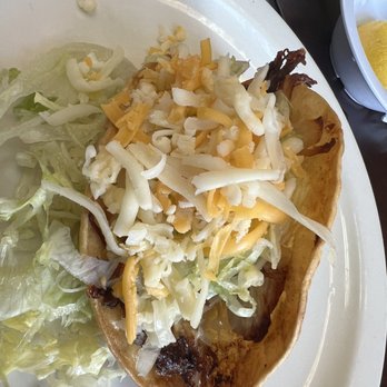 El Chilitos Mexican Restaurant - Hard shell chicken taco - Mexican Near Me - Ontario, California