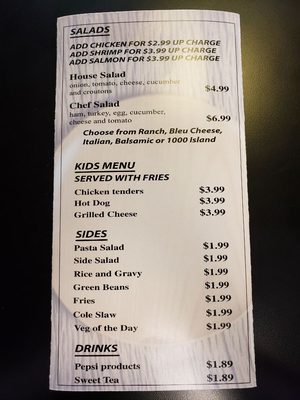 Menu photo 5 Zhay's  Lincolnton, NC