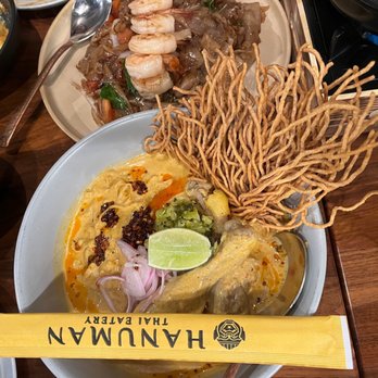 Hanuman Thai Eatery - Khao soi - chicken curry broth - Thai Near Me - Costa Mesa, California Hanuman Thai Eatery - Khao soi - chicken curry broth - Thai Near Me - Costa Mesa, California