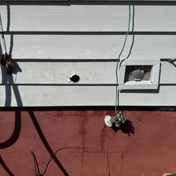 Rock Solid Remodeling - Here is my hose access that he broke to clean up the gallon of paint he dropped