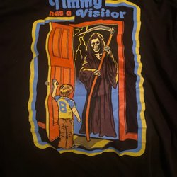 Chevron - My husbands shirt he was wearing.