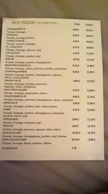 Menu photo 2 Pizza Porchefontaine Versailles, 78