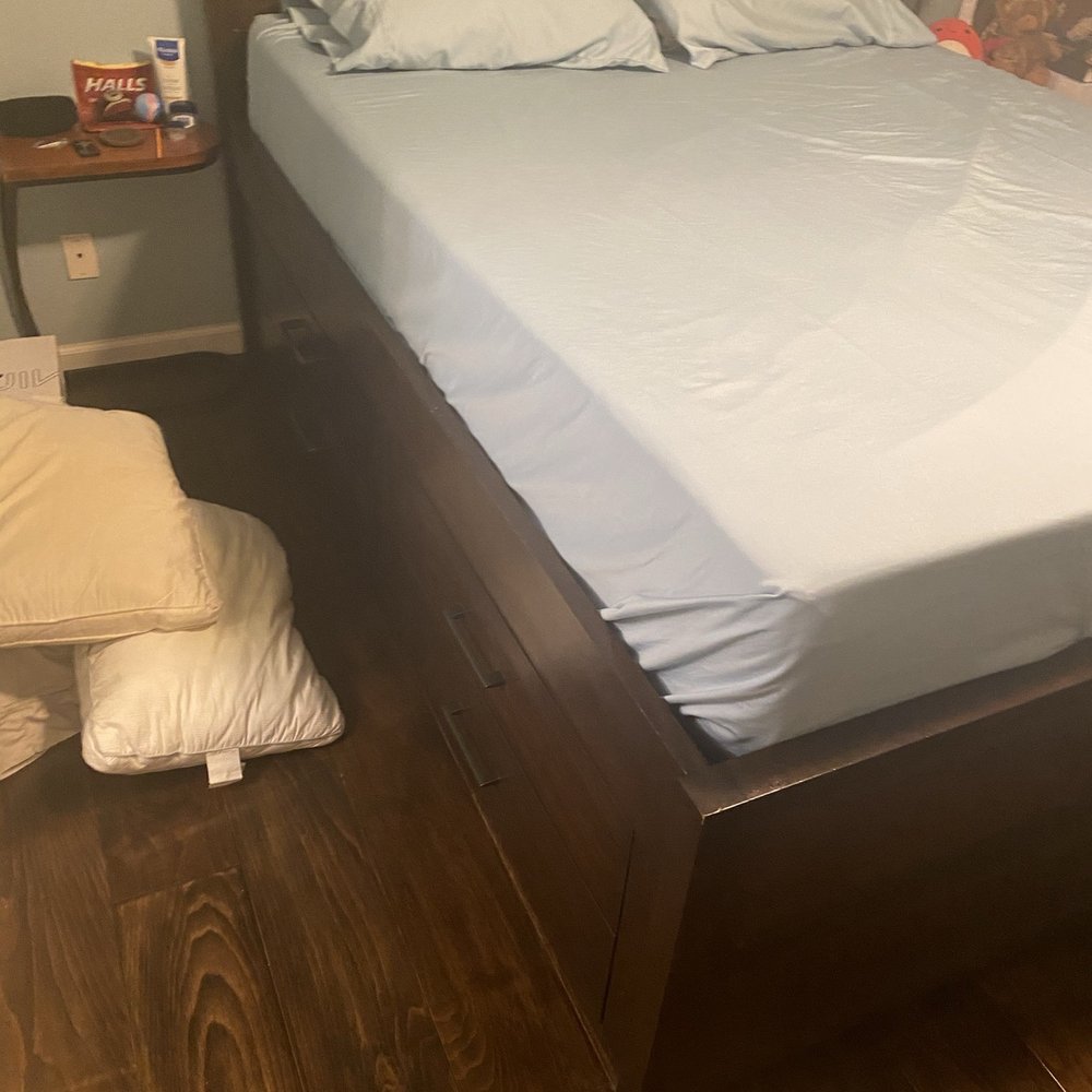 M&I MAIDS - This is how she left my bed! There was a comfort and more pillowcases. - Home Cleaning Near Me - Stanton, California M&I MAIDS - This is how she left my bed! There was a comfort and more pillowcases. - Home Cleaning Near Me - Stanton, California