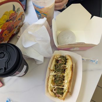 Boba Cucue - Tokyo Hot dog, taro bun, brown sugar milk tea - Bubble Tea Near Me - Lake Forest, California