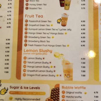 Happy Lemon - Menu - Juice Bars & Smoothies Near Me - Cupertino, California Happy Lemon - Menu - Juice Bars & Smoothies Near Me - Cupertino, California