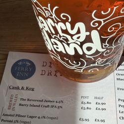 The Ferry Inn - Barry Island IPA was delicious!