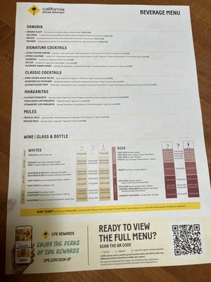 Menu photo 8 California Pizza Kitchen Simi Valley, CA
