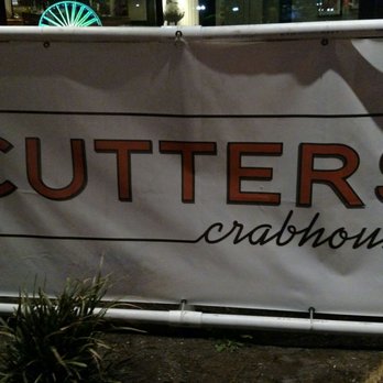 Cutters Crabhouse - Sidewalk sign - Seafood Near Me - Seattle, Washington