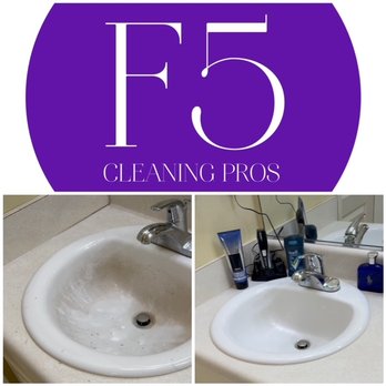 F5 Cleaning Pros - Bathroom sink got some TLC thanks to F5 - Home Cleaning Near Me
