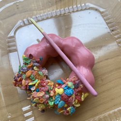 Strawberry mocha donut