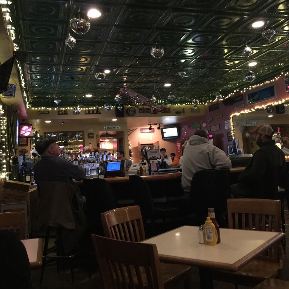 Inside the bar area. Inside the bar area.