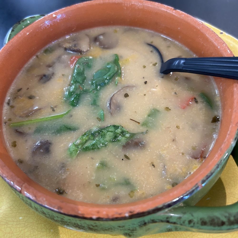 Chicken and mushroom soup of the day 1/11/24