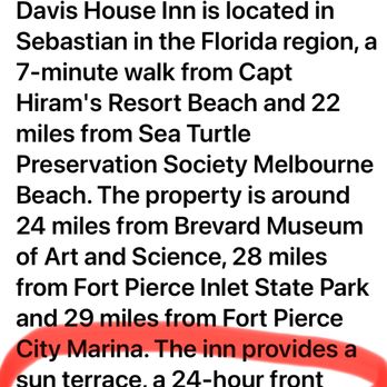 Davis House Inn - Hotels Near Me - Sebastian, Florida Davis House Inn - Hotels Near Me - Sebastian, Florida