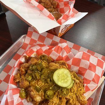 Hangry Joe’s Hot Chicken - Loaded Fries - Chicken Shop Near Me - Manassas, Virginia Hangry Joe’s Hot Chicken - Loaded Fries - Chicken Shop Near Me - Manassas, Virginia